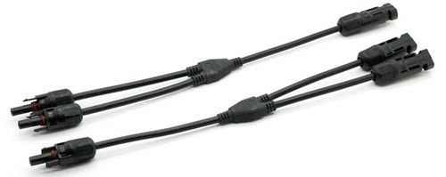2 in 1 Y/2 MC4 Solar Connectors 1 Pair