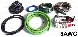 Radiant RD-PRI8GA Premium 8 Gauge Amplifier Installation Kit