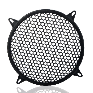 12 inch Round Car Audio Subwoofer Grill, Cover Black Plastic Mesh